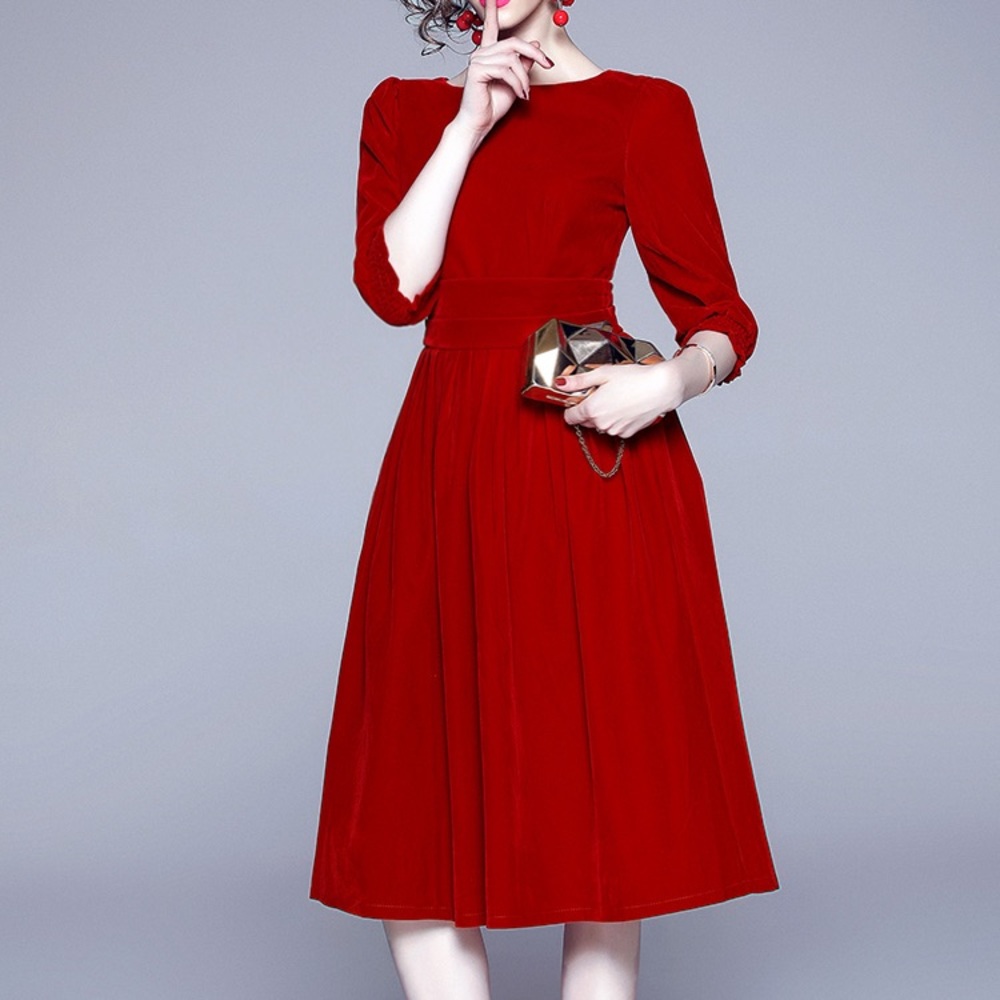 FEIINVAN Velvet Dress - SZ XL